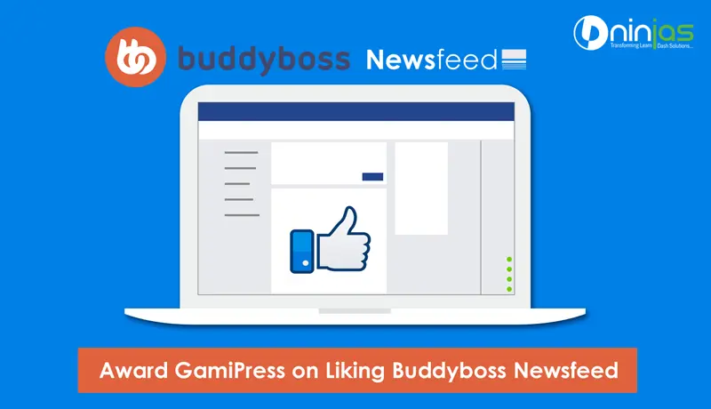Award GamiPress On Liking BuddyBoss Newsfeed