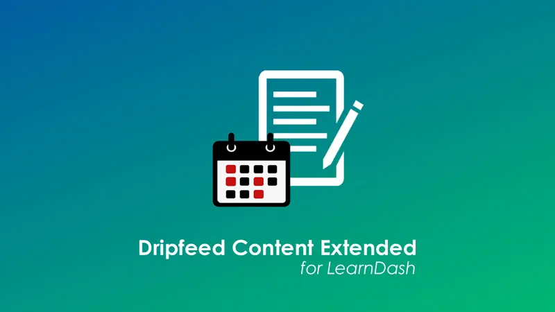 Drip-feed the lessons, topics and quizzes content with ease