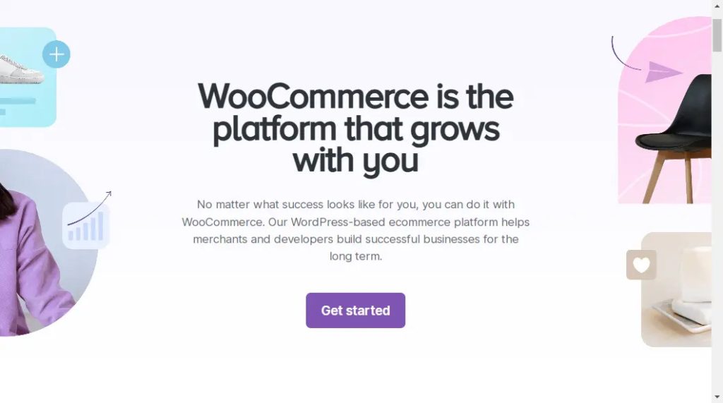 WooCommerce home page